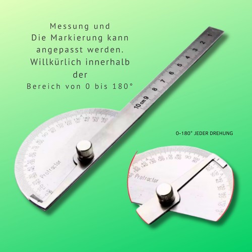 Winkelmesser 180 edelstahl - winkelmesser,