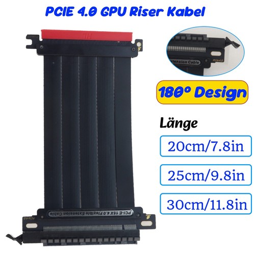 Pcie x16 gpu riser kabel - pcie,