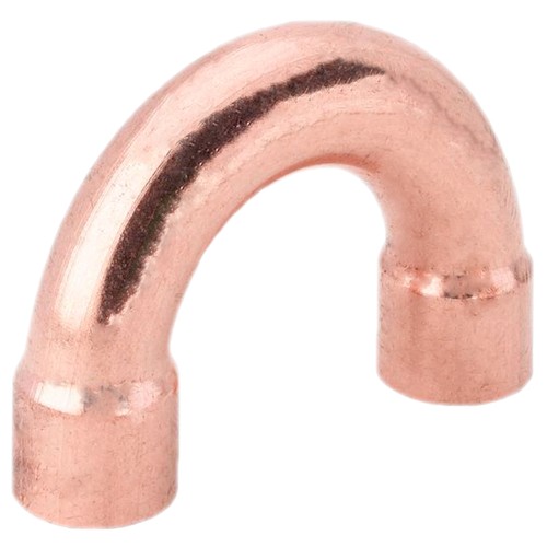 Löt fitting bogen 180 grad - löt,
